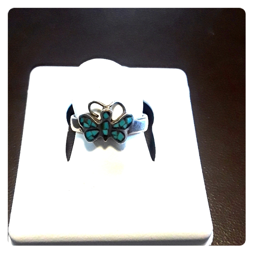 Native American Sterling "Butterfly" Ring